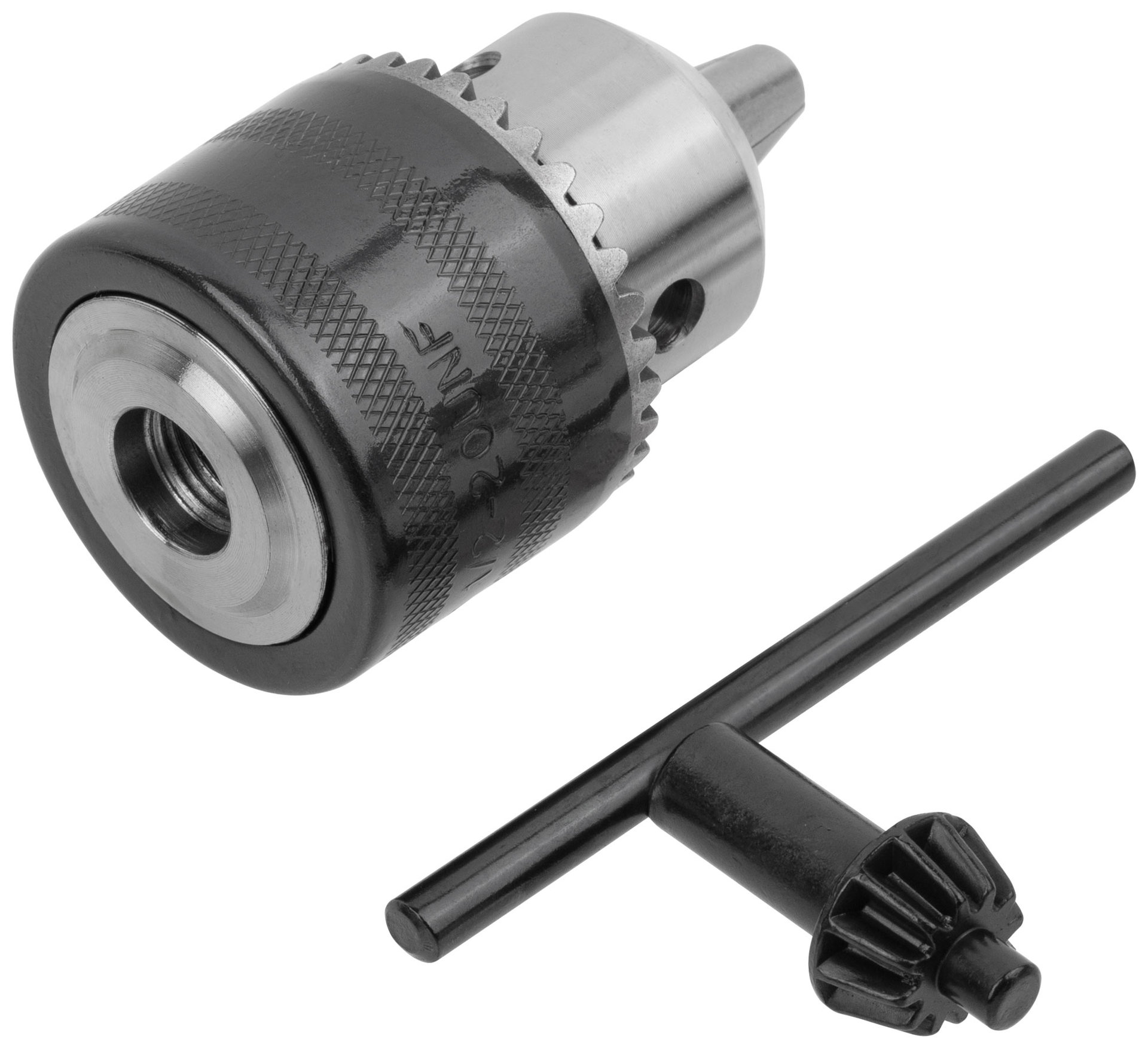 Патрон для дрели ключевой 1/2 - 13 мм (с ключом Т-обр.) (37843)