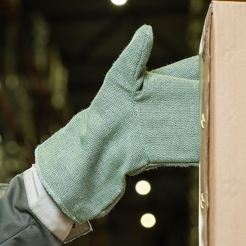 Рукавицы брезентовые водоотталкивающие, 1 размер Сибртех (68120)