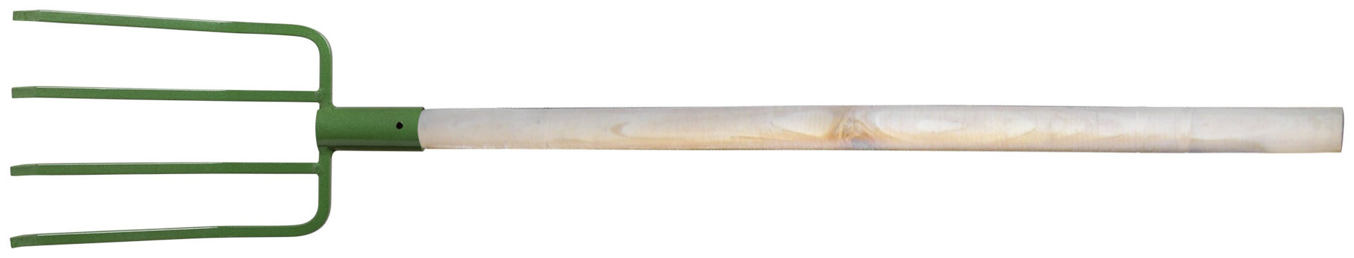 Вилы 4-х рогие садовые сварные с деревянным черенком (76995)