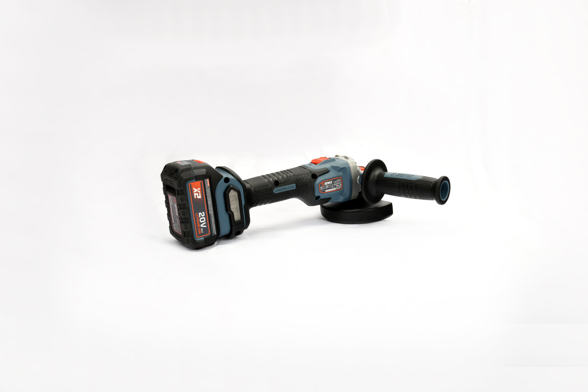 УШМ (болгарка), 125 мм, без АКБ и ЗУ X2 20В