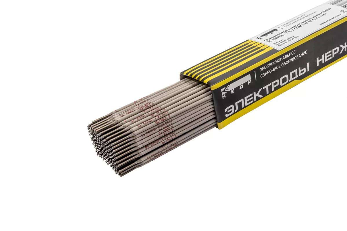 Электроды КЕДР E 308L-16 / ОЗЛ-8 D 2,0 мм (пачка 2 кг)