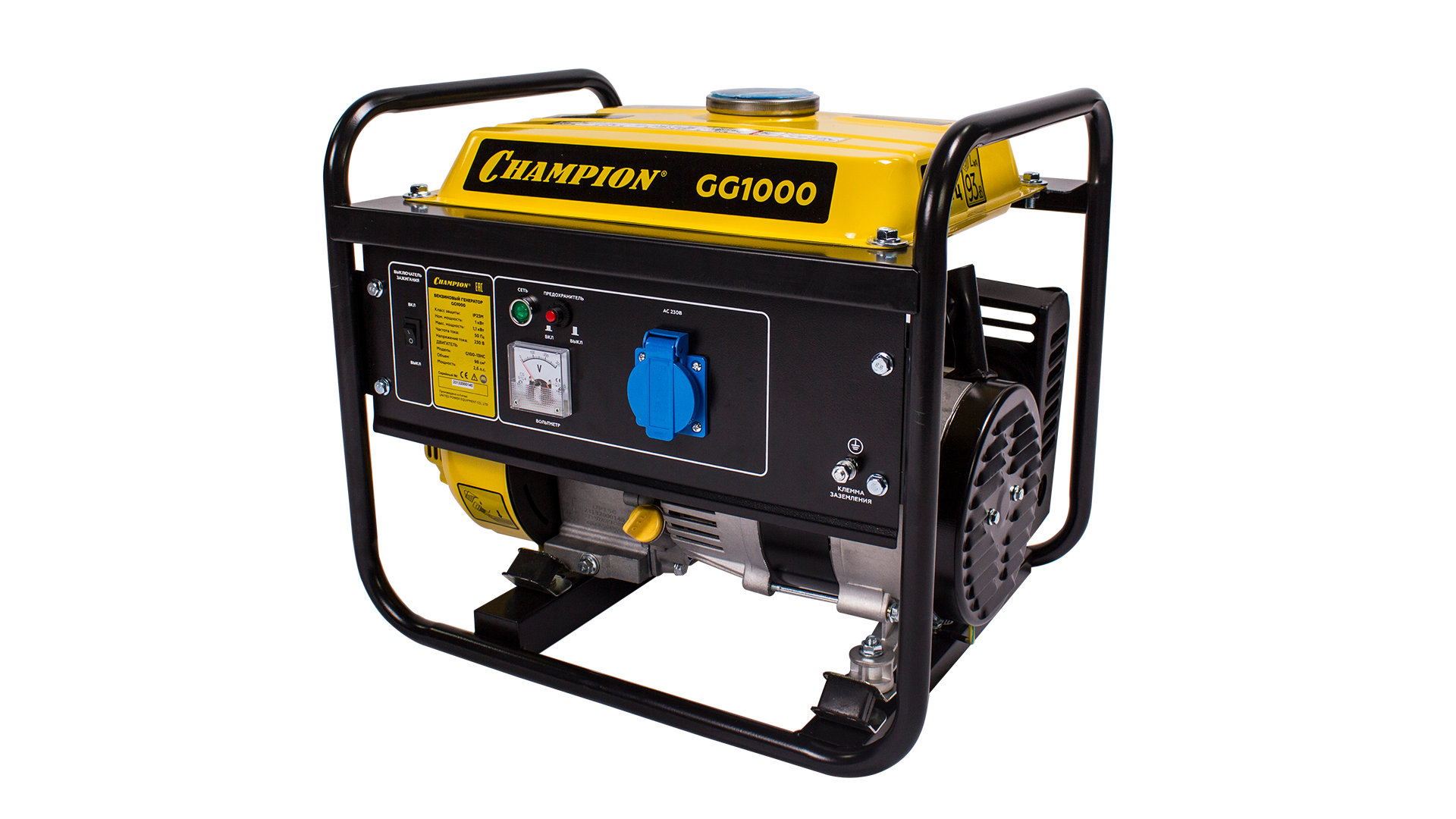 Генератор CHAMPION GG1000 (1/1,1кВт 2,6лс 6л 23кг) (GG1000)