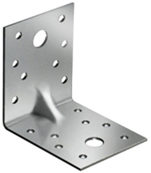 Крепежный усиленный уголок KUU 105 х 105 х 90 х 1,5 (30347)