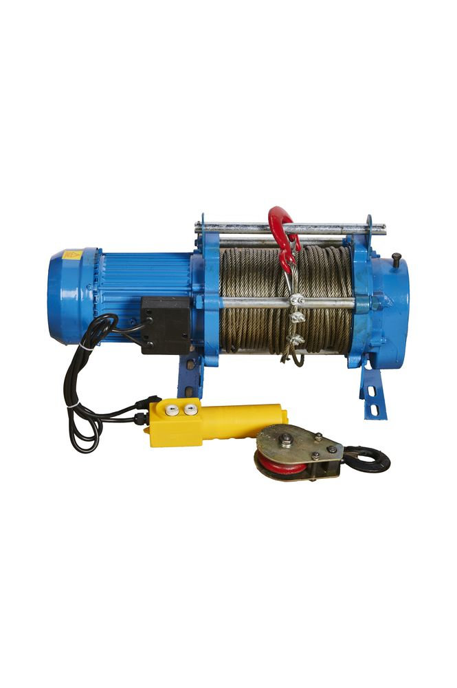 Лебедка TOR ЛЭК-500 E21 (KCD) 500/1000 кг 220 В с канатом 100/50 м (T) (1050499)