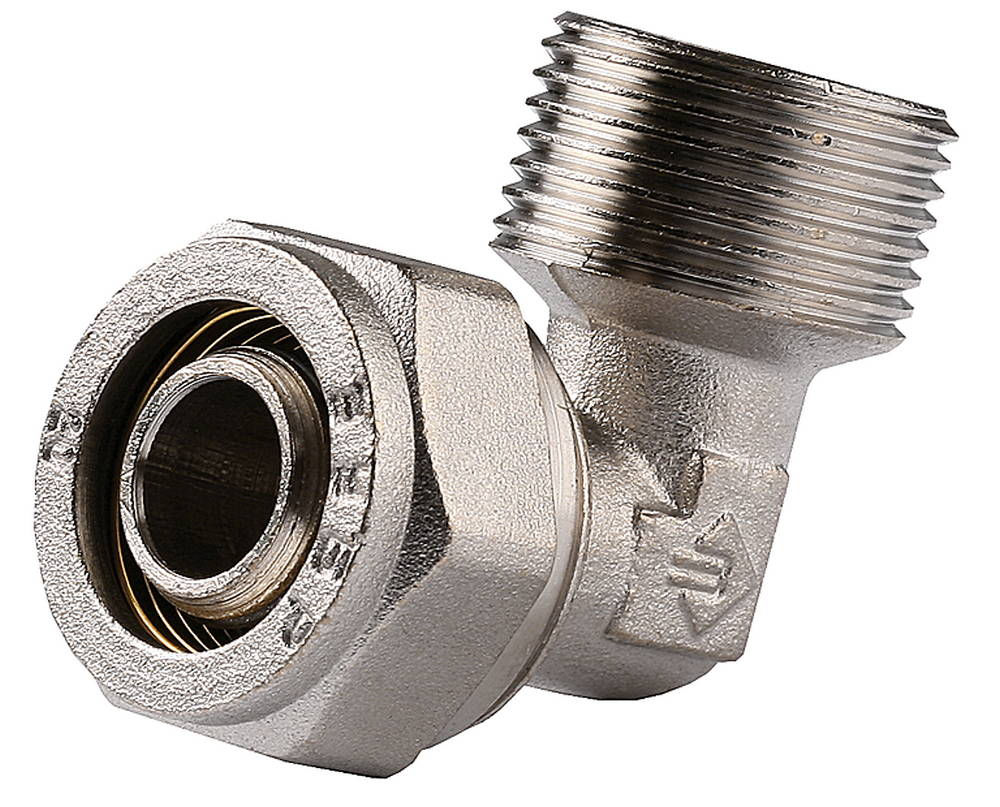 Цанга-штуцер уголок 1/2 х 16 х 2.0 мм ЗУБР 51409-16-1/2