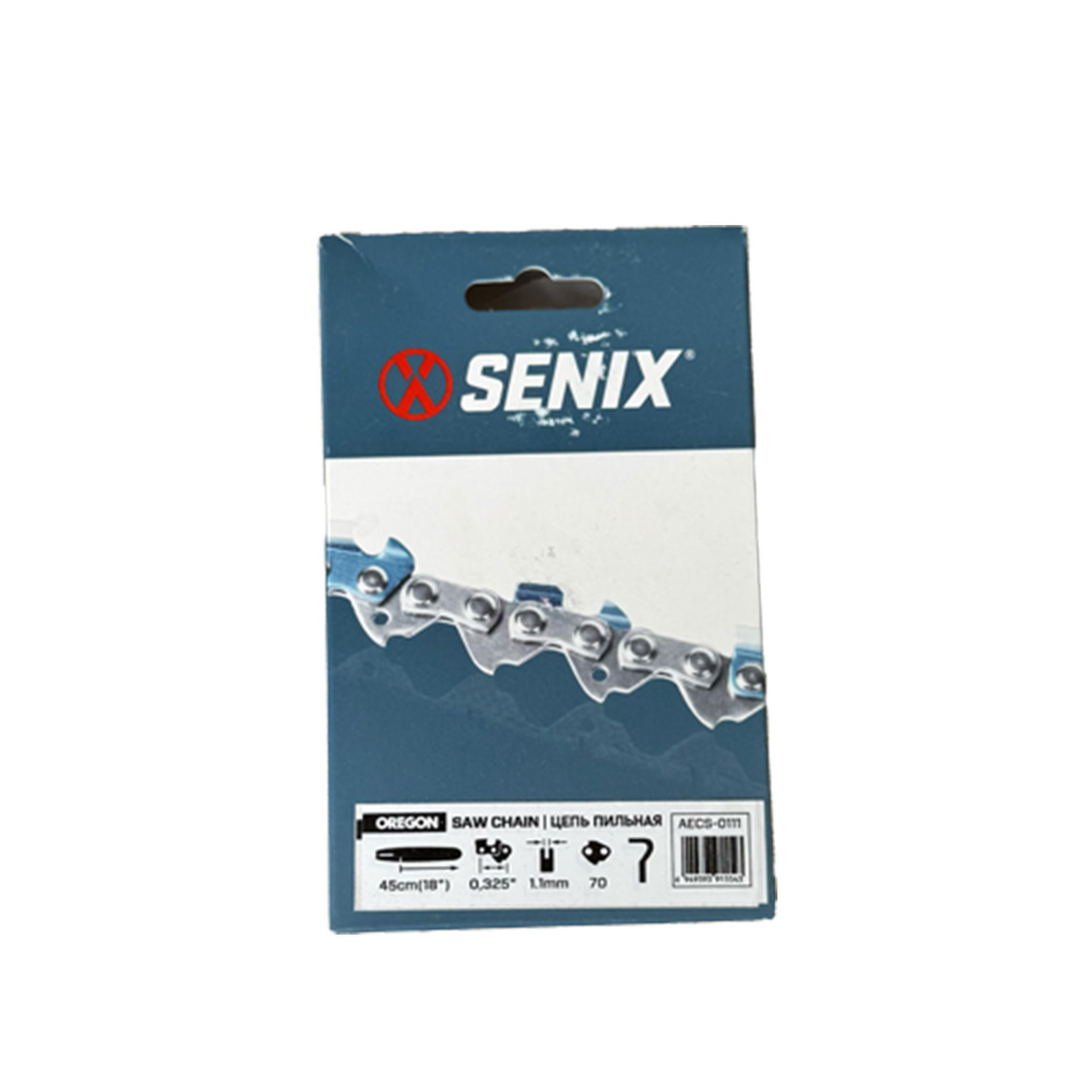 Цепь пильная,18 (45см), шаг 0.325, паз 1,1 мм, 70 звеньев OREGON, для CSX6-M1-EU SENIX AECS-0111