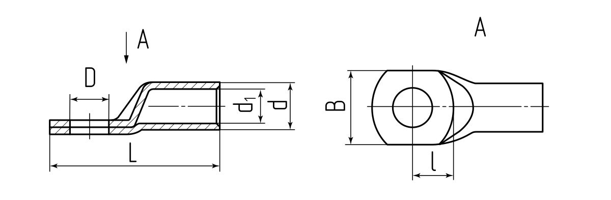 Наконечник кабельный ТМЛ-Р 2.5-5 (КВТ) (87470)