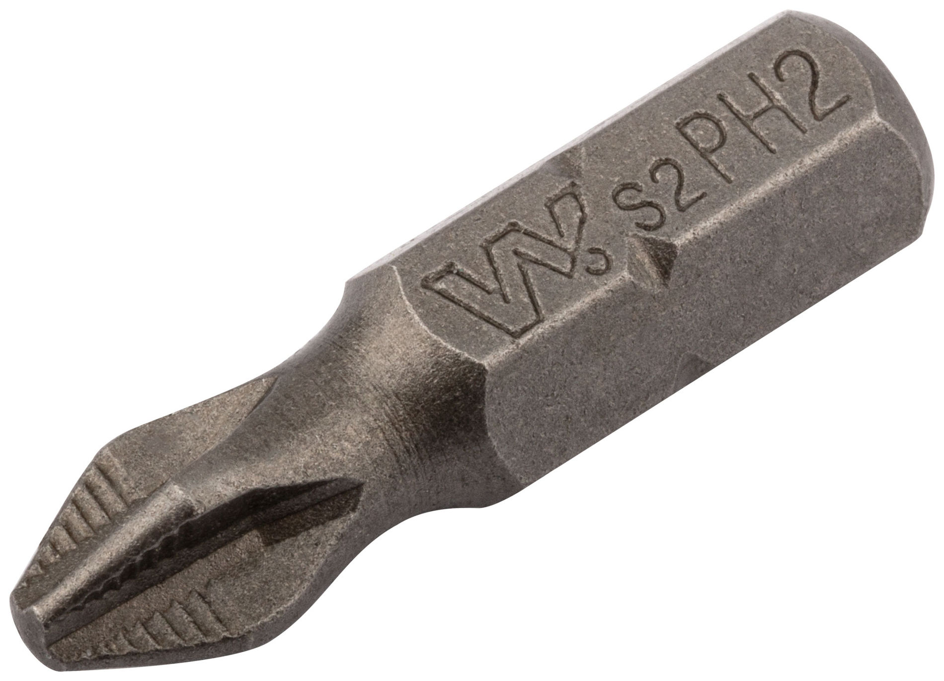 Биты WP, сталь S2, с насечкой, Профи, 25 мм PH2, 20 шт. (57562)