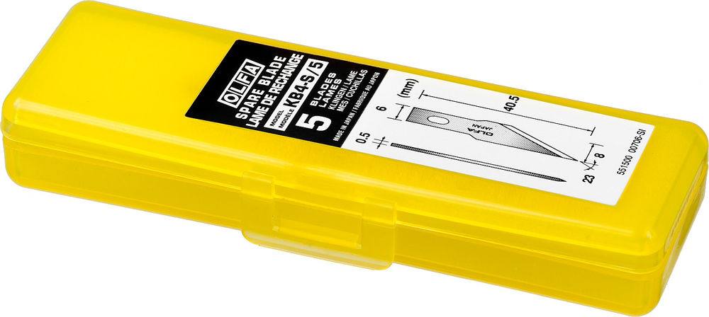 Перовые лезвия для ножа 6 мм OLFA OL-KB4-S/5