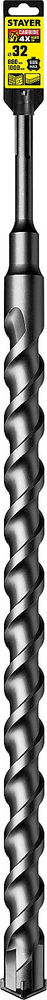 Бур SDS-max Professional Hercules-4Х STAYER 32x880/1000 мм 29370-880-32  
