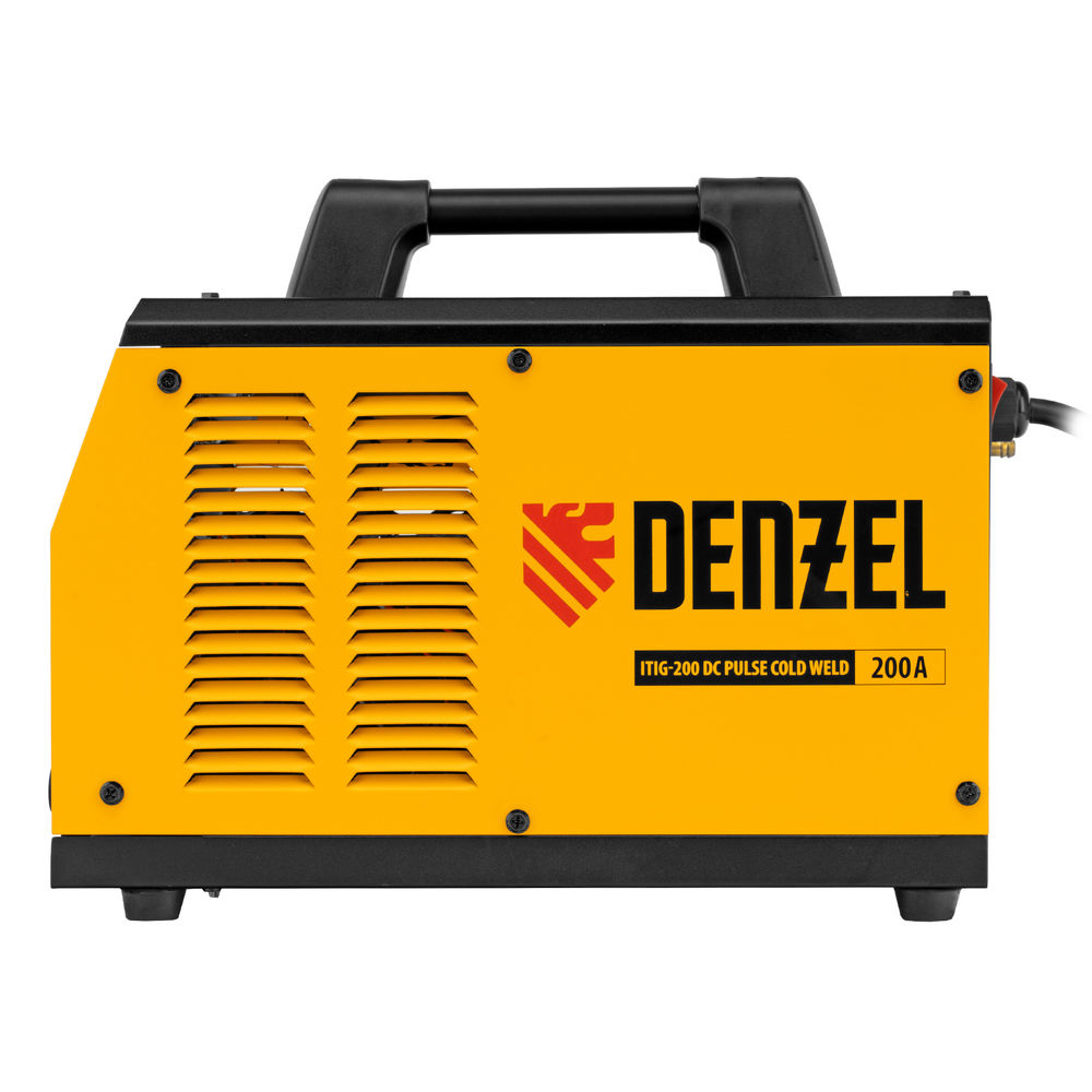 Аппарат инвертор. аргонодуговой сварки ITIG-200 DС Pulse Cold Weld, 200 А, ПВ 60% Denzel (94329)