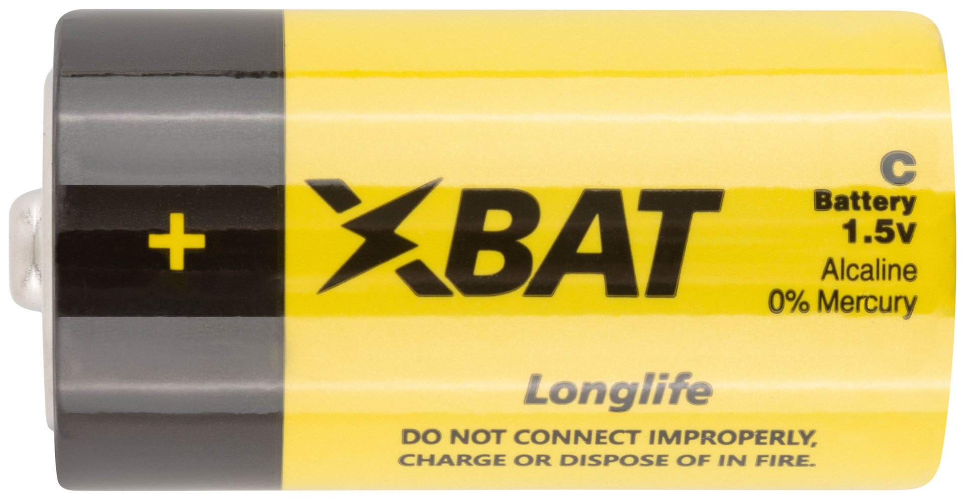 Батарейка щелочная, 1.5 В, тип C, 2 шт. (LR14-2BPC)