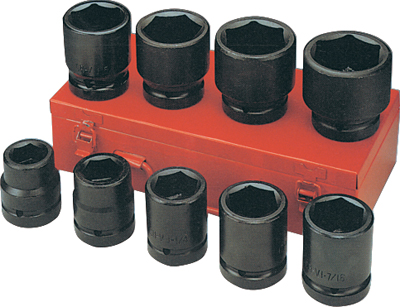 Licota ASA-80005A Набор ударных головок 1 9пр. 27-50 мм