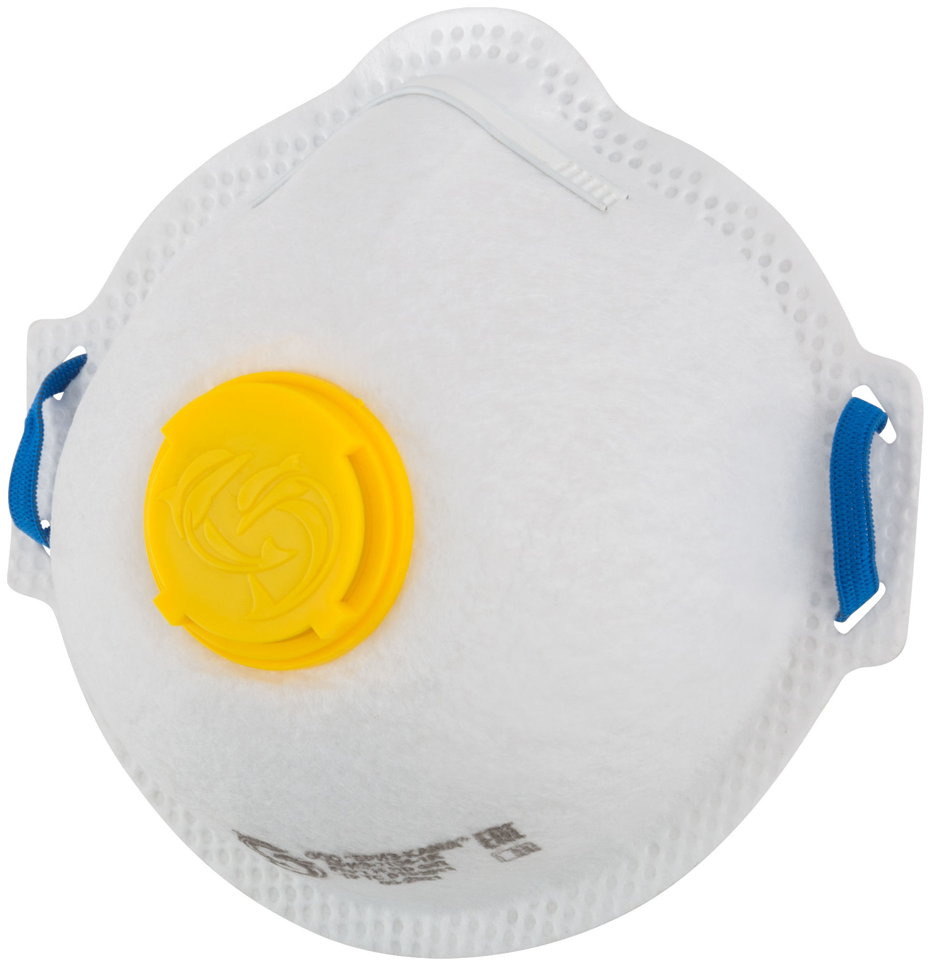 Полумаска фильтрующая, FFP2, полипропиленовая, 3-х слойная, с клапаном (12318)