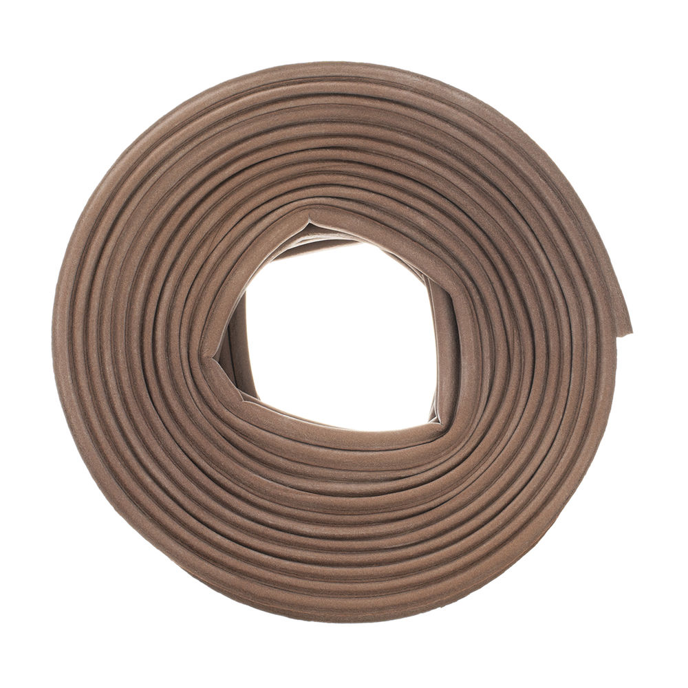 Уплотнитель, 24 м, профиль P, коричневый Сибртех (93947)