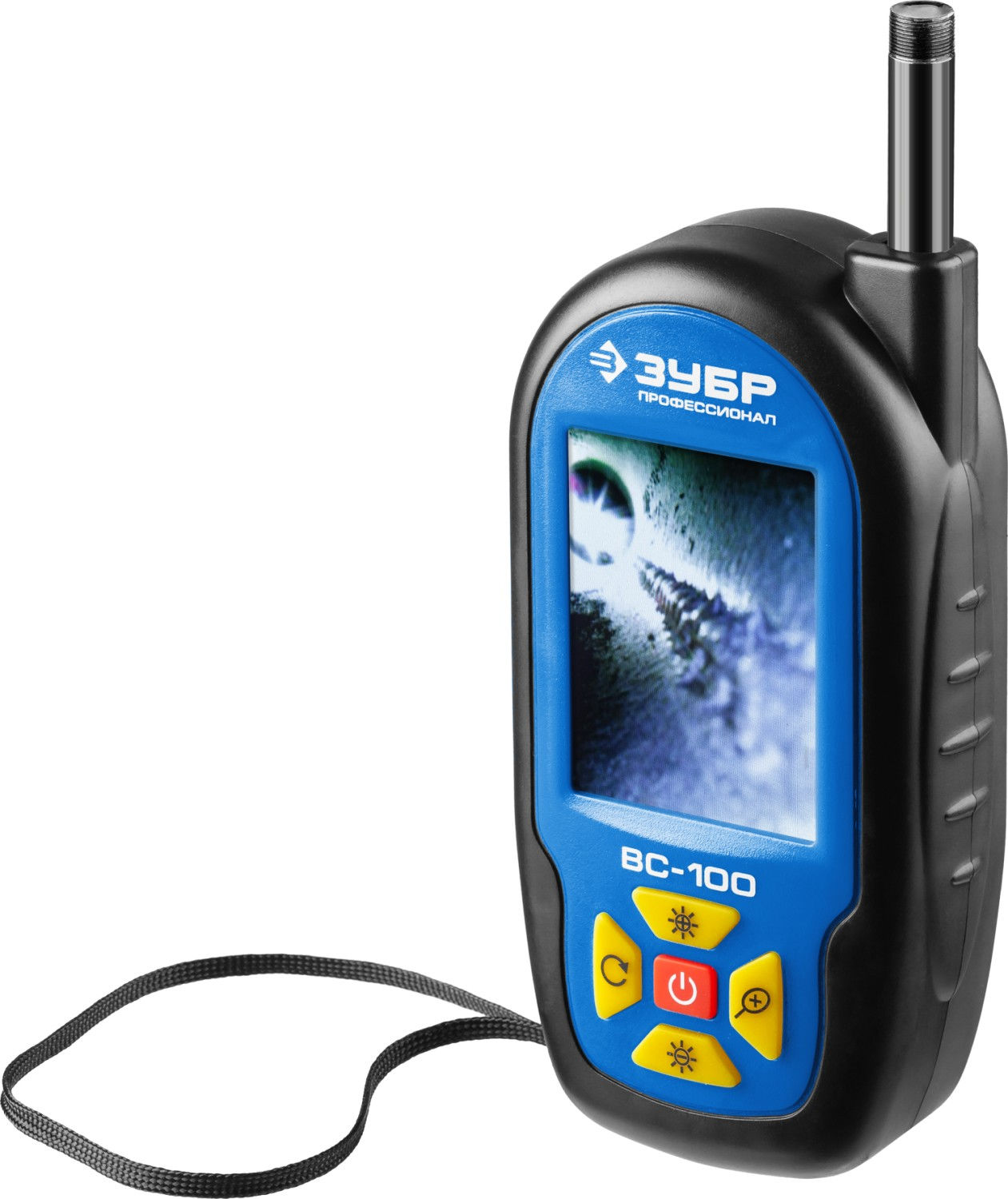 ЗУБР ВС-100, 2,7?, 9 мм, 0,6 м, видеоскоп, Профессионал (45355)