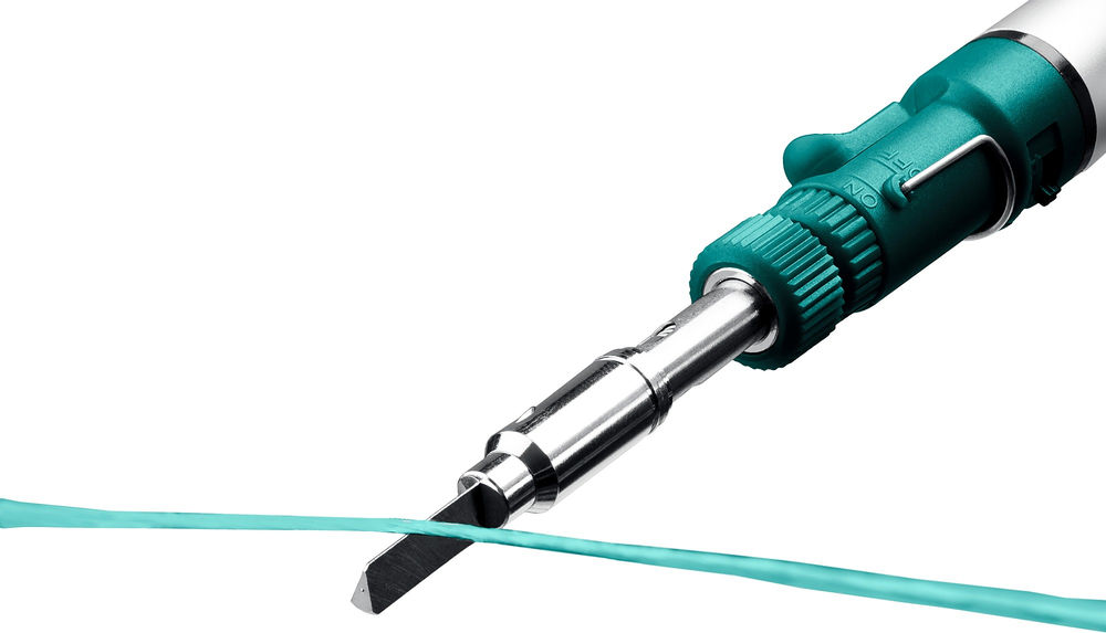 Газовый паяльник SolderGas, 70 B, 30–70 Вт, 1300°С, горелка, фен, набор 8 в 1 KRAFTOOL 55504-H8