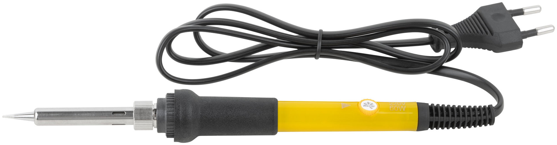 Паяльник 220 В с регулировкой температуры, керамический нагревательный элемент, 60 Вт (60497)
