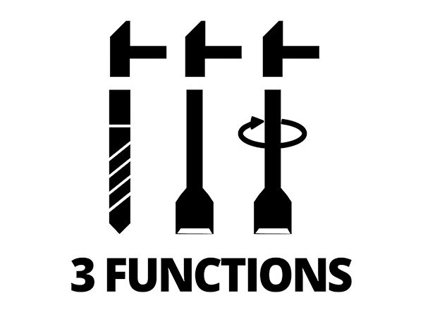 Перфоратор Einhell TE-RH 40 3F,SDS max,1050Вт,40мм,10Дж,кейс E-Box,2 зубила (4257935)