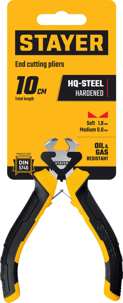 Кусачки торцовые мини 105 мм STAYER 2218-7