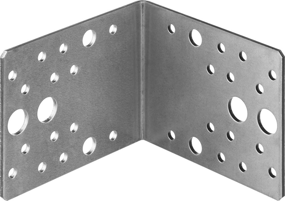 Крепежный уголок 80 x 100 x 100 x 2.5 мм цинк ЗУБР УК-2.5 31012-100