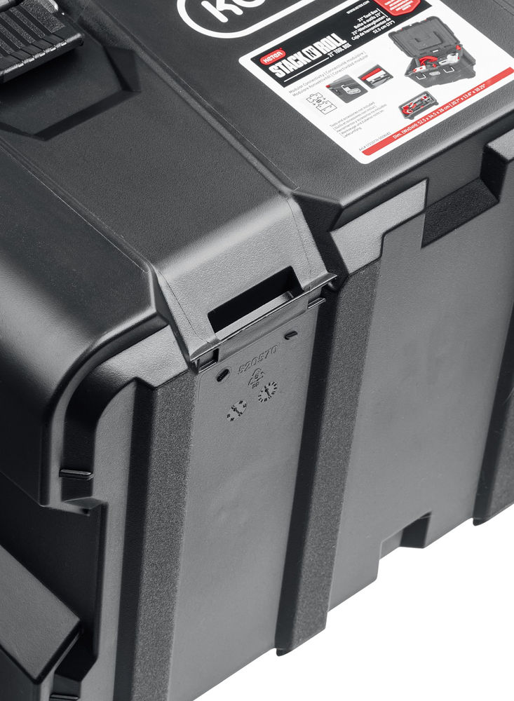 Ящик пластиковый 525 х 345 х 260 мм (21) с крышкой STACKNROLL KETER 38398