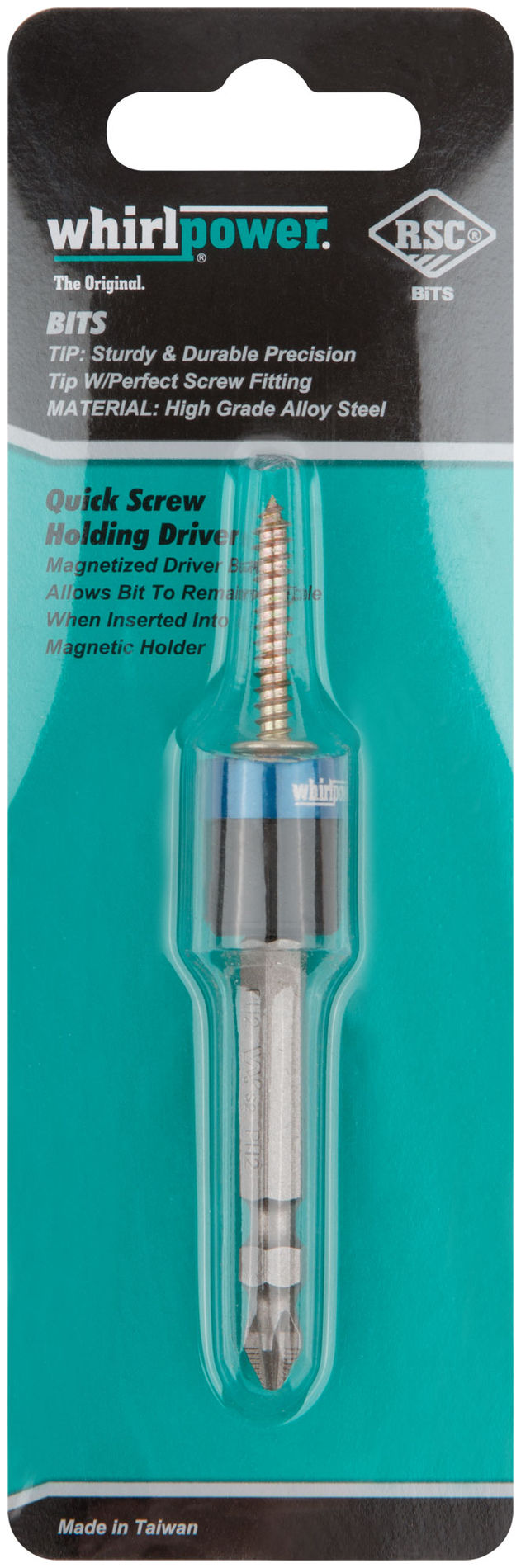 Адаптер для шурупов магнитн. WP Профи + 1 бита 65 мм, S2 сталь РН2 / РН2 (57743)