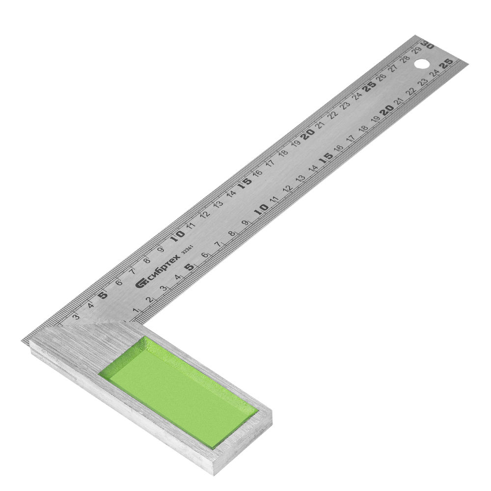 Угольник, 300 мм, металлический Сибртех (32361)