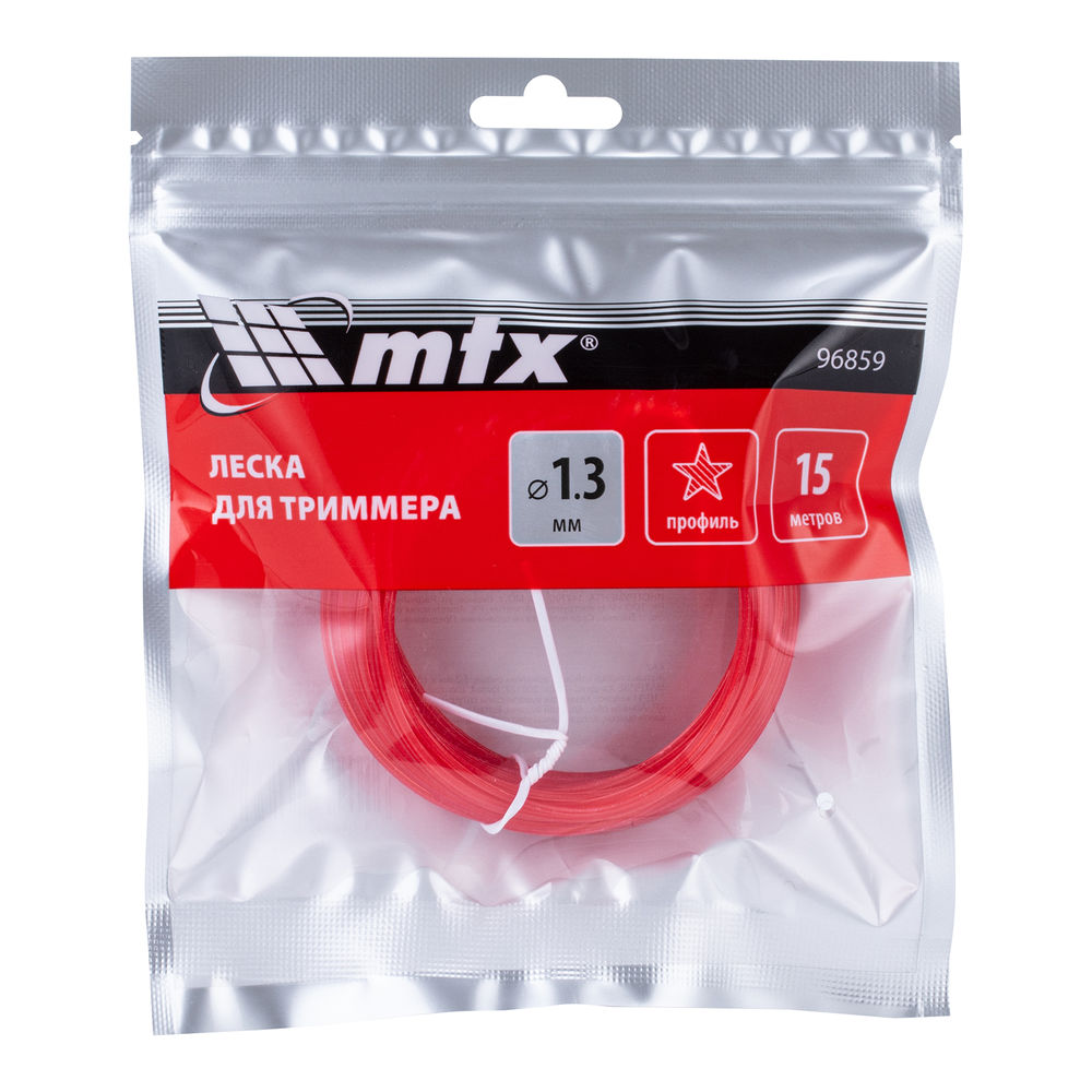Леска для триммера звезда 1,3 мм х 15 м MTX (96859)