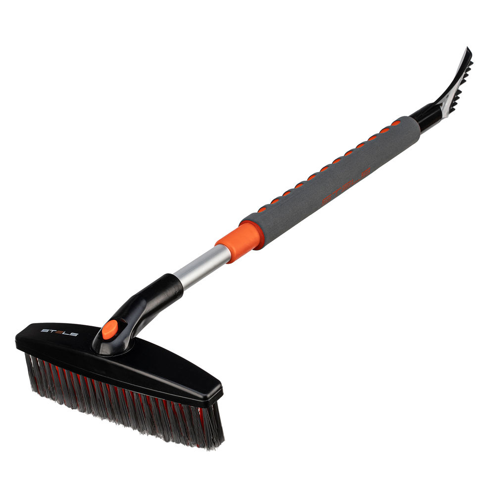 Щетка-сметка для снега со скребком телескопическая Stels (55313)