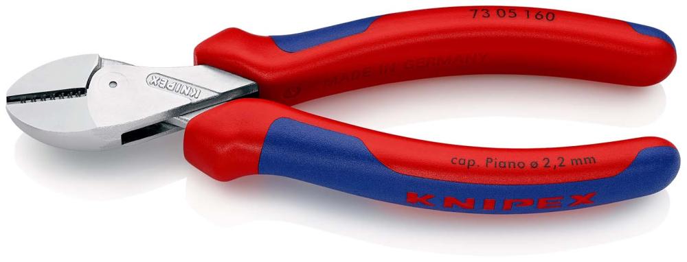 Бокорезы 160 мм, хром, 2-комп ручки, коробчатый шарнир X-Cut KN-7305160
