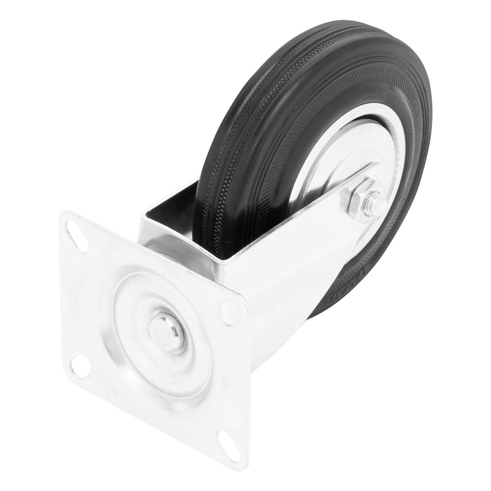 Колесо поворотное D 125 мм, крепление платформенное Сибртех (68716)