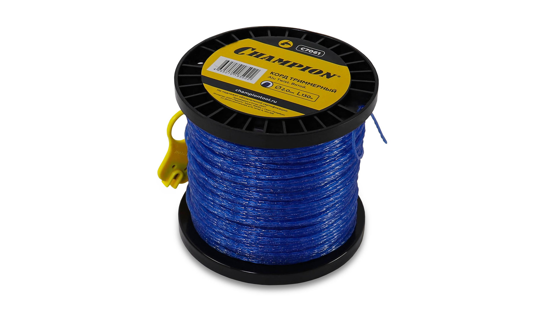 Корд трим.CHAMPION Alu Twist 2.0мм*130м (витой) (C7061)