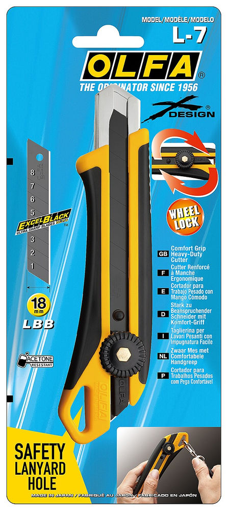 Трещоточный нож 18 мм OLFA OL-L-7