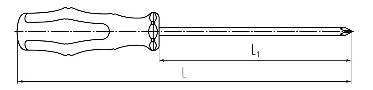 Отвертка Мастер PH075 (КВТ) 77400