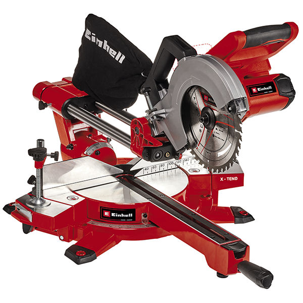 Пила торцовочная акк. Einhell PXC TE-SM 36/210 Li, 2х18В,210х30мм,пр-л 310х65мм,X-tend,лазер,без АКК (4300880)