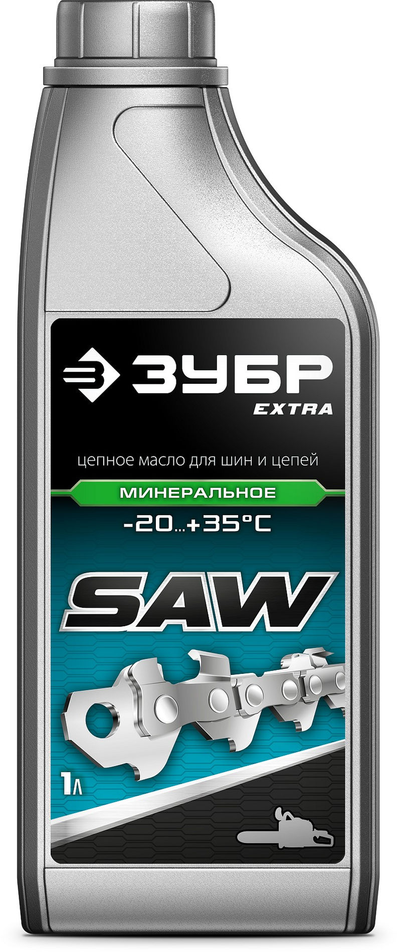 ЗУБР 1 л, цепное минеральное масло для бензо и электропил, EXTRA (70622-1)