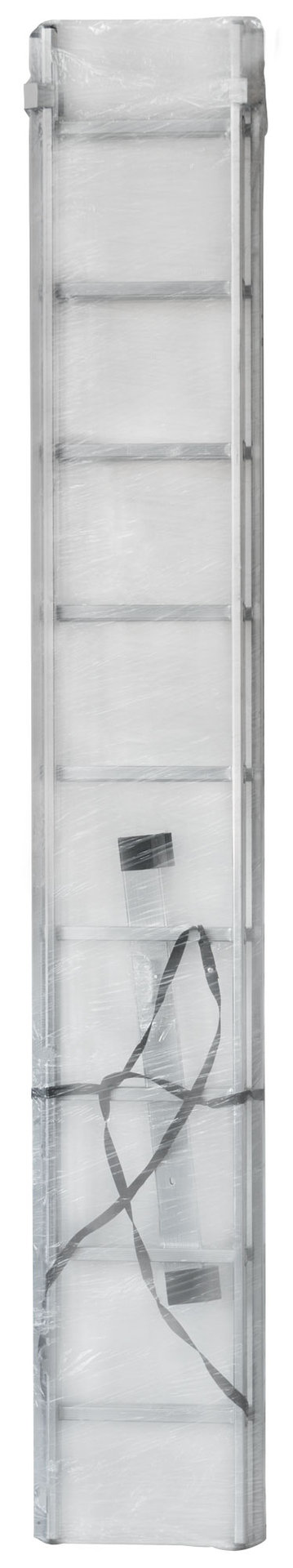 Лестница двухсекционная алюминиевая, 2 х 9 ступеней, H=257/426см, вес 7,34 кг (65424)