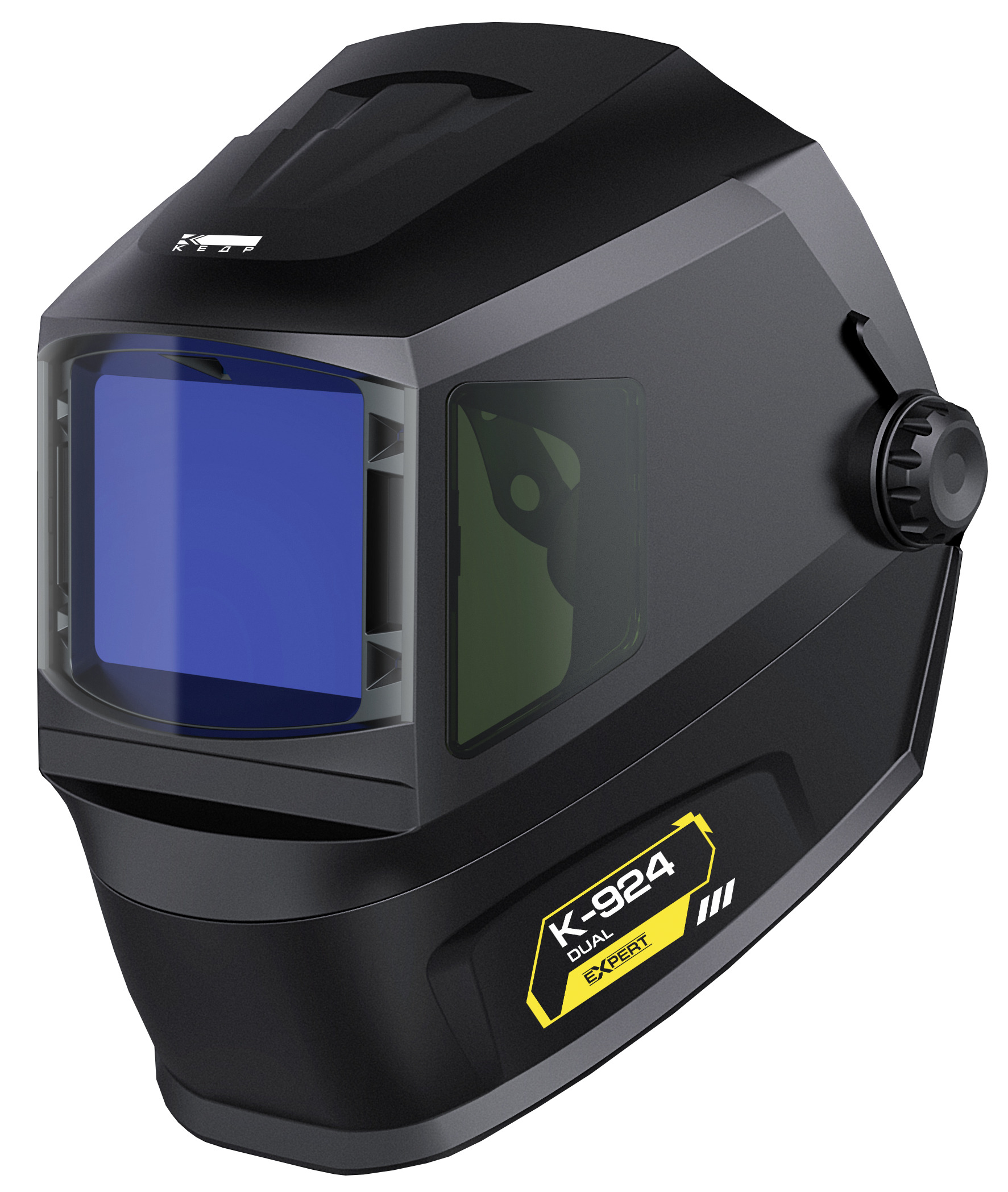 Маска сварщика КЕДР (В РАЗОБР.ВИДЕ) К-924 EXPERT dual