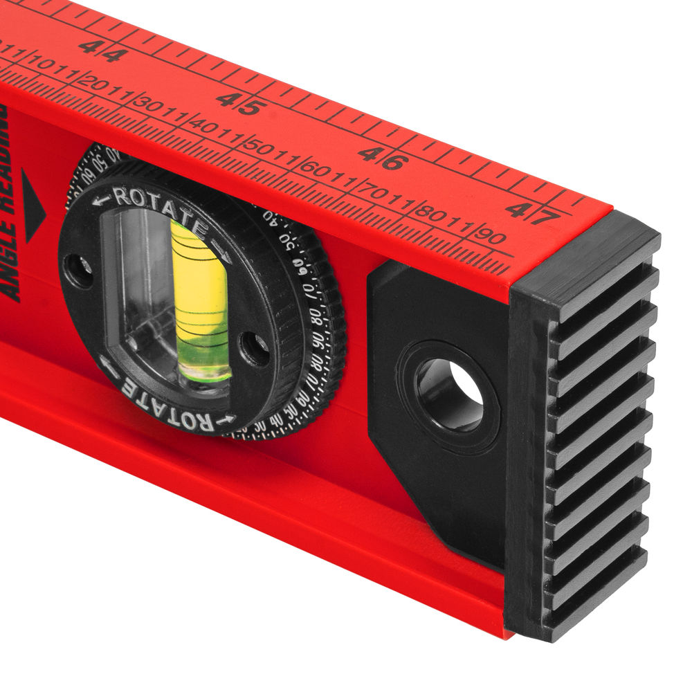 Уровень алюминиевый Рельс, 1200 мм, 3 глазка, усиленный Matrix (34012)