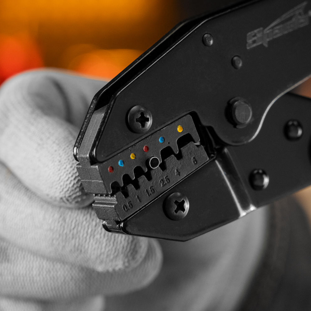 Клещи, 0.5-6 мм, для обжима электрокабеля Sparta (177065)