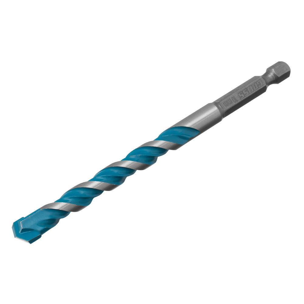 Набор сверл универсальных, Multipurpose PRO, 6-гр. хвостовик, 4-10мм, 5шт Gross (706017)