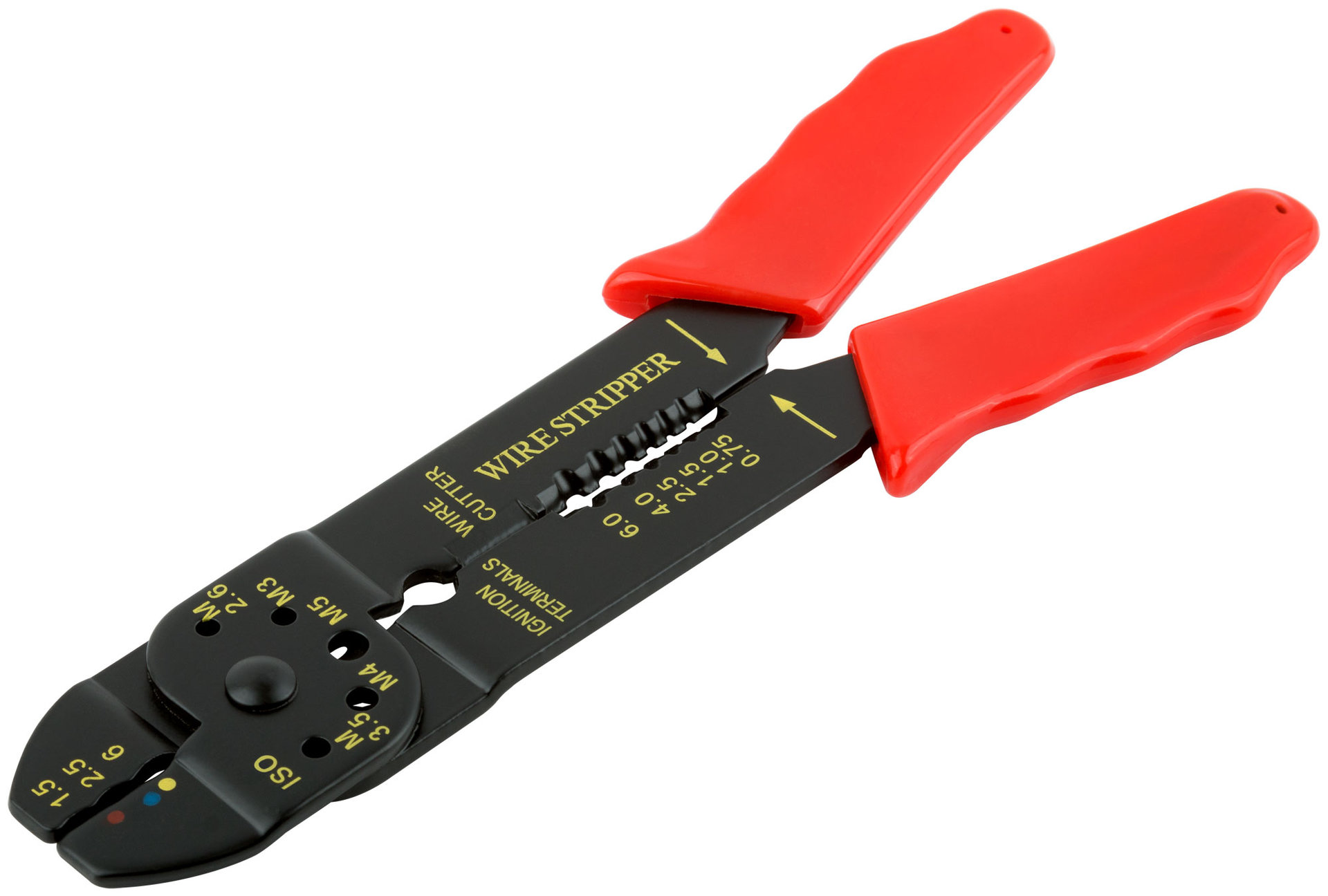 Электропассатижи, диаметр проводов 0,75-6 мм, 200 мм (60018)