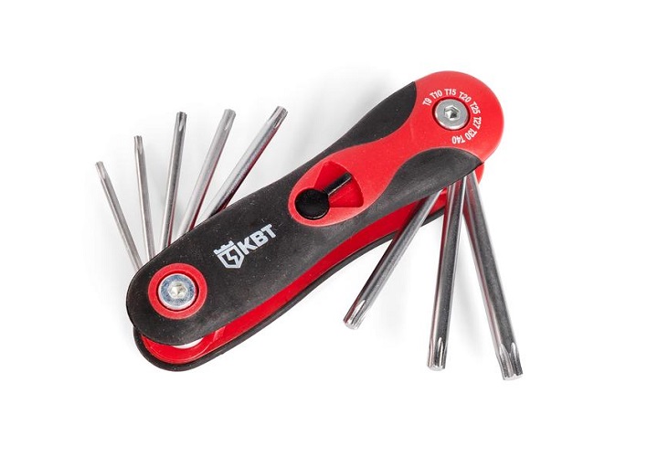 Набор торцевых ключей TORX НТК-Т-08 (КВТ) 80958