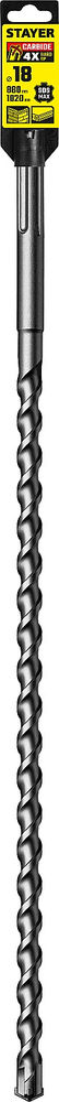 Бур SDS-max Professional Hercules-4Х STAYER 18x880/1020 мм 29370-880-18  