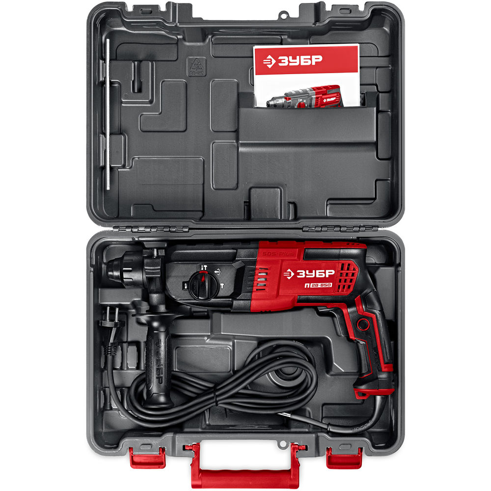 Перфоратор SDS Plus 28 мм 850 Вт ЗУБР П-28-850