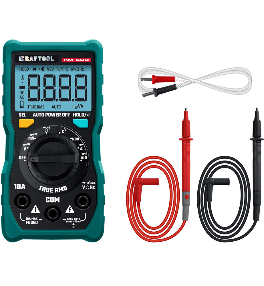 Цифровой мультиметр KM-500 KRAFTOOL 59856