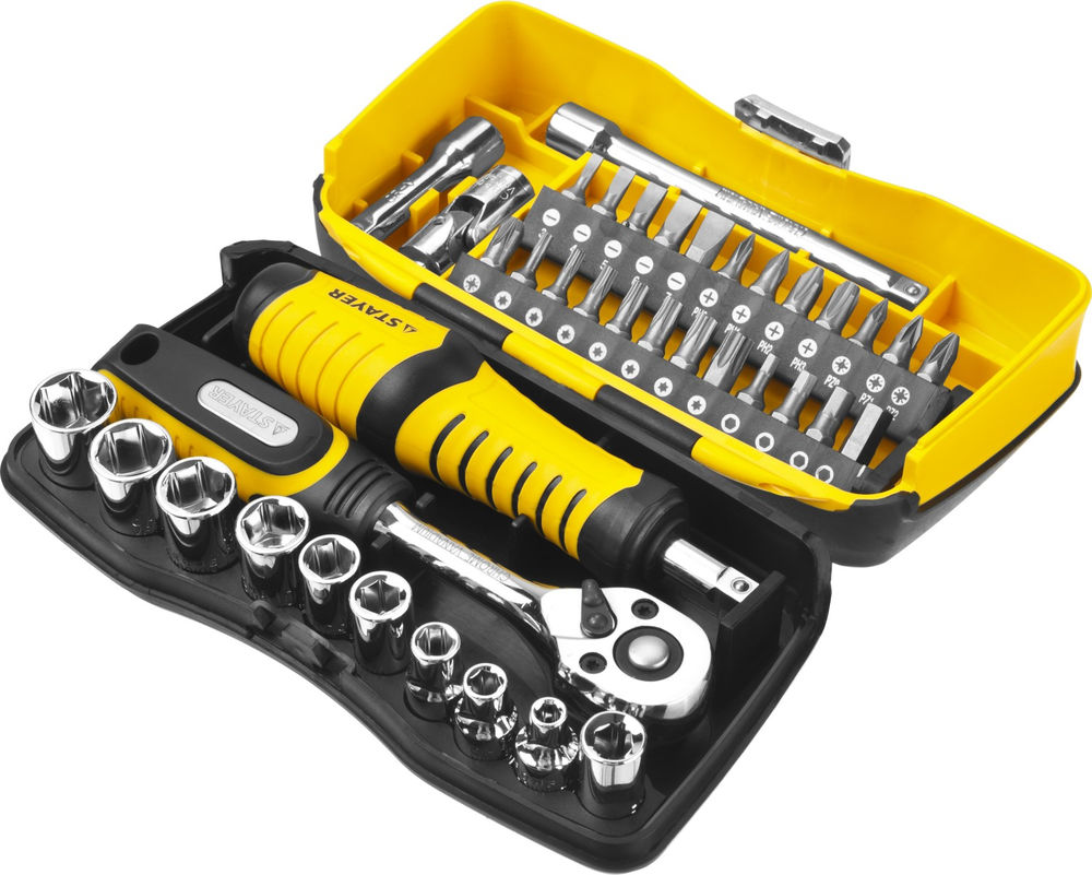 Набор инструмента универсальный 39 предм. Pro Tech 39 STAYER 25135-H39