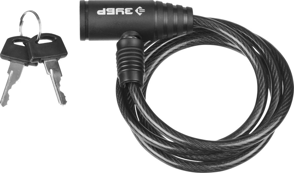 Замок тросовый 950 мм, d 6 мм, 2 ключа ЗУБР 37269-95