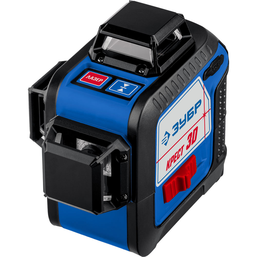 Лазерный нивелир КРЕСТ 3D, 20 - 70 м ЗУБР Профессионал 34908_z01